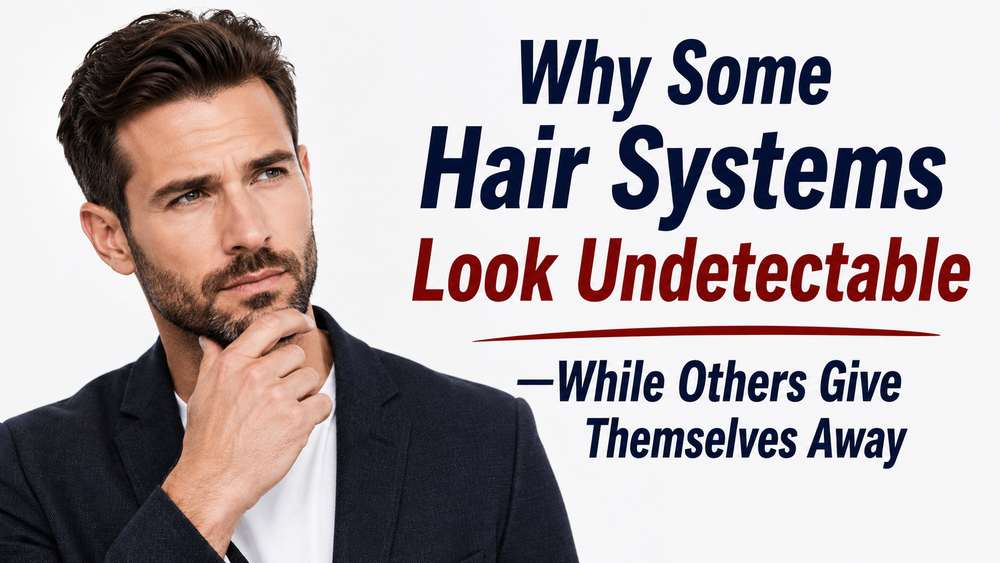 Why Some Hair Systems Look Undetectable—While Others Give Themselves Away