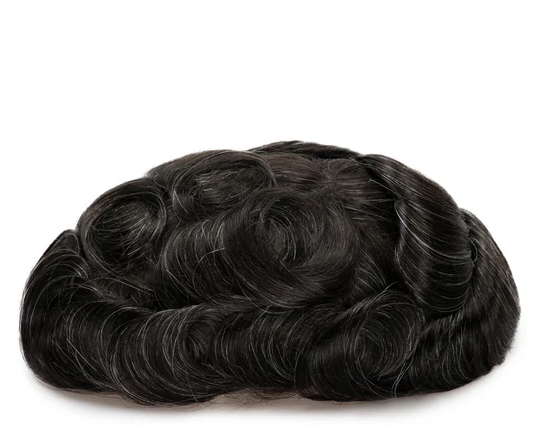 Full French Lace Men's Lace Toupee Full French Lace Base Suitable for Humid Climate