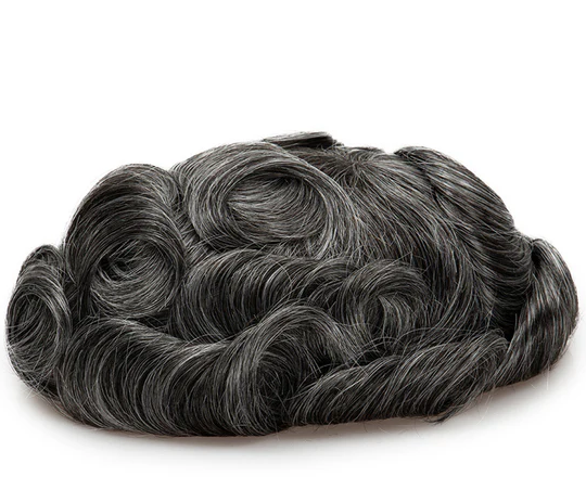 Full French Lace Men's Lace Toupee Full French Lace Base Suitable for Humid Climate