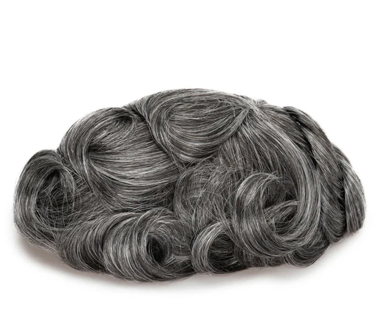 Full French Lace Men's Lace Toupee Full French Lace Base Suitable for Humid Climate