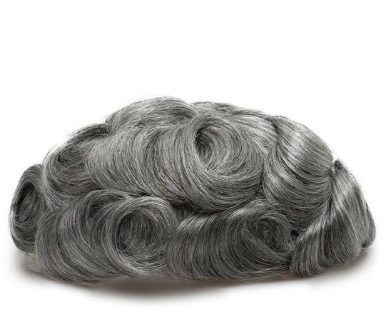 Full French Lace Men's Lace Toupee Full French Lace Base Suitable for Humid Climate