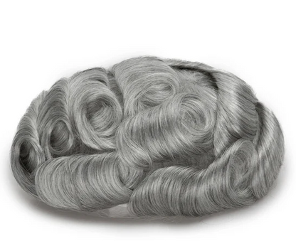 Full French Lace Men's Lace Toupee Full French Lace Base Suitable for Humid Climate