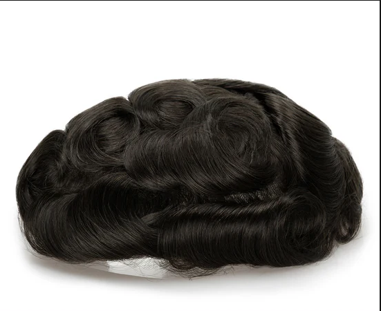 Full French Lace Men's Lace Toupee Full French Lace Base Suitable for Humid Climate