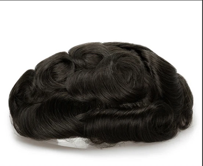 Full French Lace Men's Lace Toupee Full French Lace Base Suitable for Humid Climate