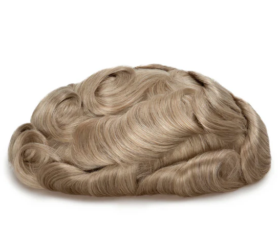 Full French Lace Men's Lace Toupee Full French Lace Base Suitable for Humid Climate