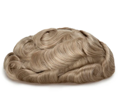 Full French Lace Men's Lace Toupee Full French Lace Base Suitable for Humid Climate