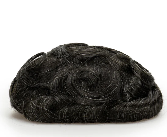 Full French Lace Men's Lace Toupee Full French Lace Base Suitable for Humid Climate