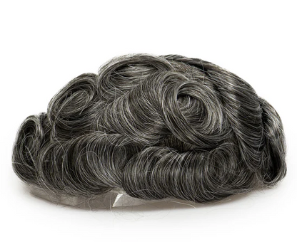 Full French Lace Men's Lace Toupee Full French Lace Base Suitable for Humid Climate