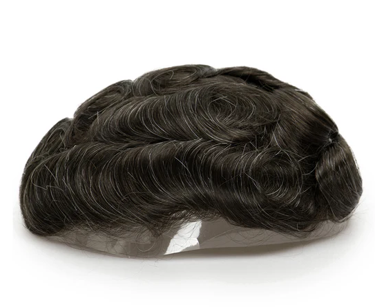 Full French Lace Men's Lace Toupee Full French Lace Base Suitable for Humid Climate