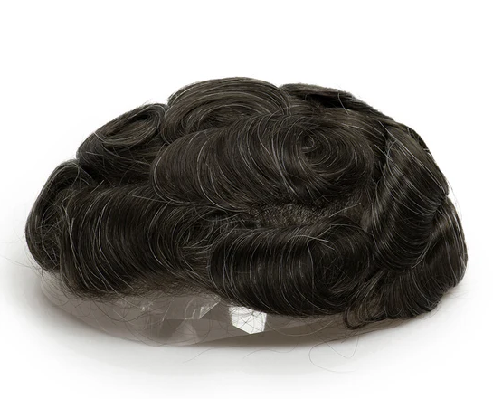 Full French Lace Men's Lace Toupee Full French Lace Base Suitable for Humid Climate