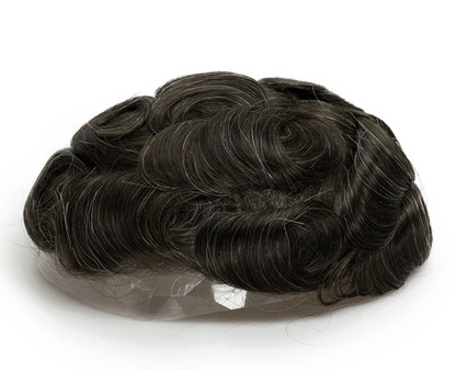 Full French Lace Men's Lace Toupee Full French Lace Base Suitable for Humid Climate
