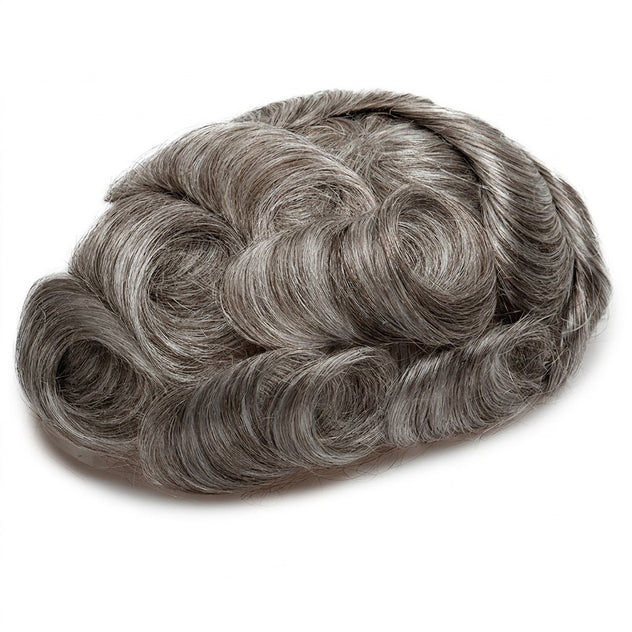 Full French Lace Men's Lace Toupee Full French Lace Base Suitable for Humid Climate