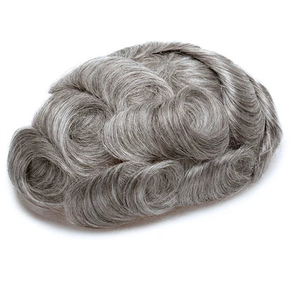 Full French Lace Men's Lace Toupee Full French Lace Base Suitable for Humid Climate