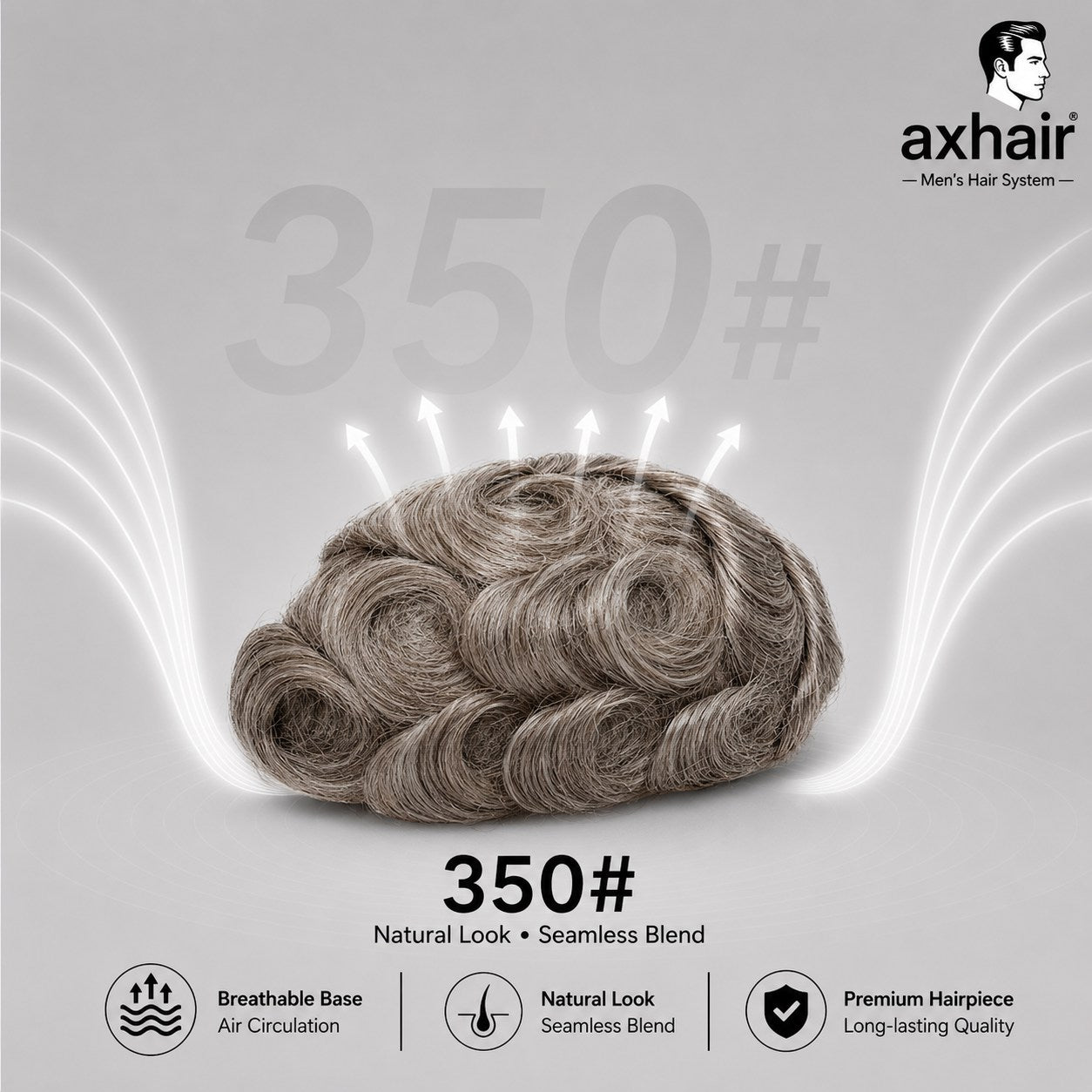 Ultra Thin0.02-0.03mm V Loop  Mens Hair System Ultra Thin Skin Full V-loop, Natural, Transparent, Soft