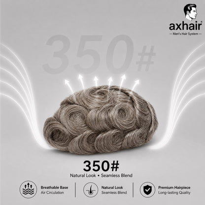 Ultra Thin0.02-0.03mm V Loop  Mens Hair System Ultra Thin Skin Full V-loop, Natural, Transparent, Soft