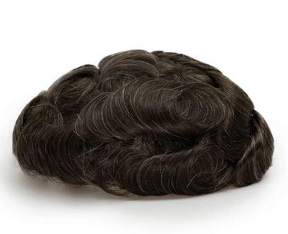 Full French Lace Men's Lace Toupee Full French Lace Base Suitable for Humid Climate