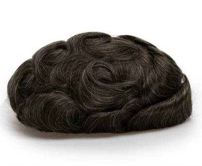Full French Lace Men's Lace Toupee Full French Lace Base Suitable for Humid Climate