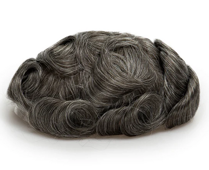 Full French Lace Men's Lace Toupee Full French Lace Base Suitable for Humid Climate