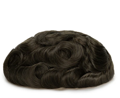 Full French Lace Men's Lace Toupee Full French Lace Base Suitable for Humid Climate