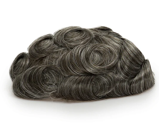 Full French Lace Men's Lace Toupee Full French Lace Base Suitable for Humid Climate