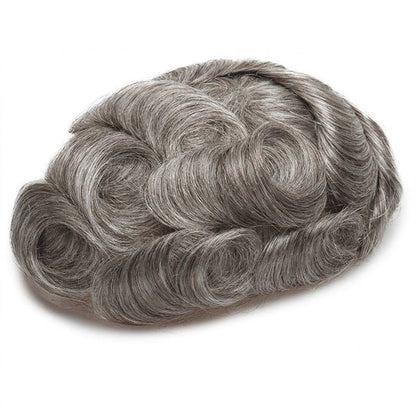 Full French Lace Men's Lace Toupee Full French Lace Base Suitable for Humid Climate