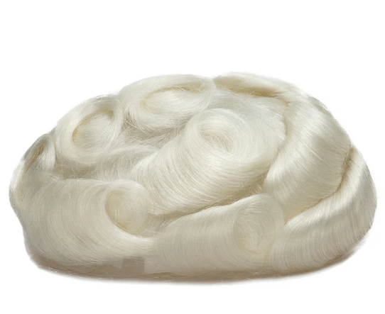 Full French Lace Men's Lace Toupee Full French Lace Base Suitable for Humid Climate