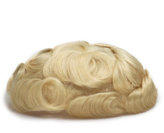 Full French Lace Men's Lace Toupee Full French Lace Base Suitable for Humid Climate