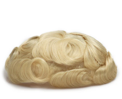 Full French Lace Men's Lace Toupee Full French Lace Base Suitable for Humid Climate