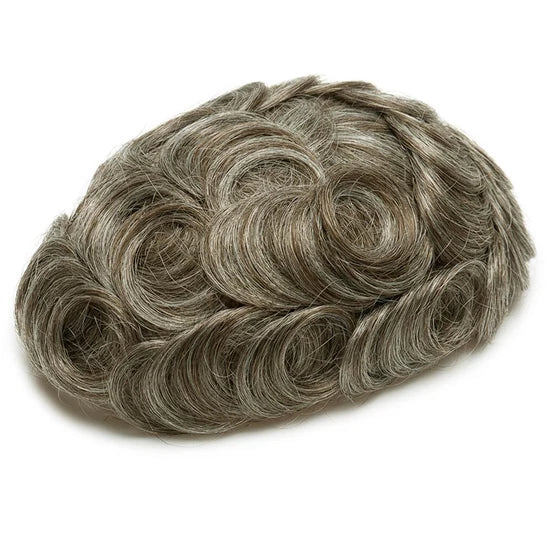 Full French Lace Men's Lace Toupee Full French Lace Base Suitable for Humid Climate