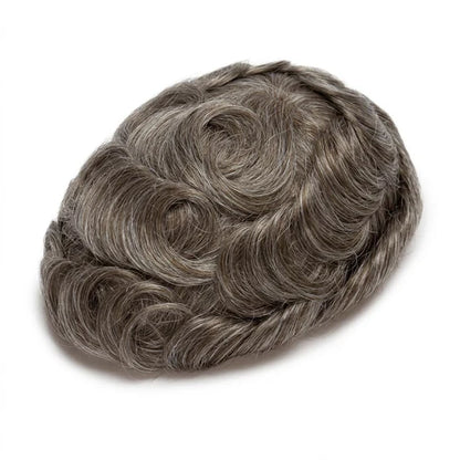 Full French Lace Men's Lace Toupee Full French Lace Base Suitable for Humid Climate