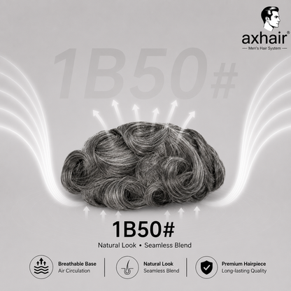 laceUltra Thin 0.02-0.03mm V Loop  Mens Hair System Ultra Thin Skin Full V-loop, Natural, Transparent, Soft