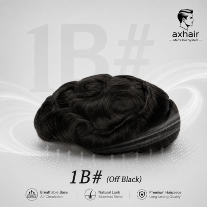 laceUltra Thin 0.02-0.03mm V Loop  Mens Hair System Ultra Thin Skin Full V-loop, Natural, Transparent, Soft