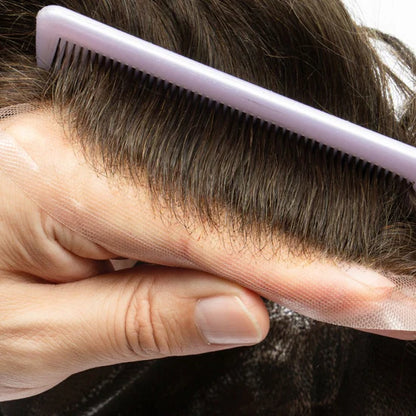 Full Swiss Lace: Hair System for Bald Men  Full Swiss Lace Base | Best for Active Lifestyle