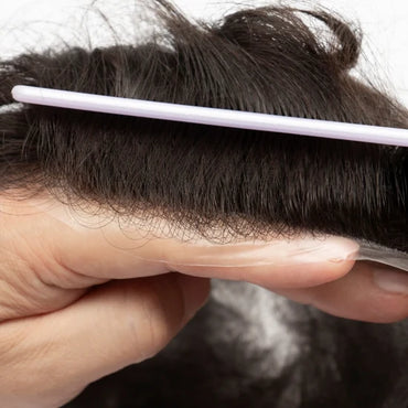 0.04–0.06mm V-Loop Ultra Thin Skin Hair System – Knotless Natural Hairline & Invisible Finish
