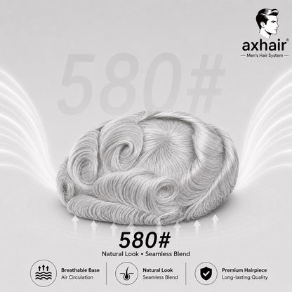 Full Swiss Lace: Hair System for Bald Men  Full Swiss Lace Base | Best for Active Lifestyle